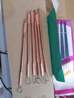 ابزار سفالگری مدل نفیس کد 05 مجموعه 6 عددی