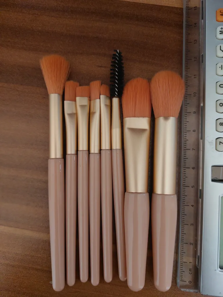 ست برس آرایشی مدل پاستیلی کد d8900 مجموعه 8 عددی