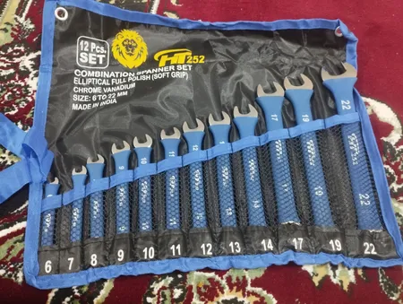 آچار یکسر تخت و یکسر رینگی اچ تی مدل SD120 مجموعه 12 عددی