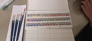 تجریه خرید آبرنگ 48 رنگ افرا مدل Half Pans