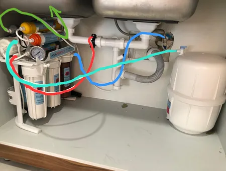 دستگاه تصفیه کننده آب آکواپرفکت راد مدل AP9OABP13-S-TM