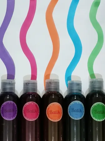 رنگ پارچه باتیک مدل tiedye1 حجم 150 میلی لیتر بسته 5 عددی