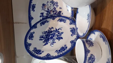 سرویس غذاخوری 28 پارچه 6 نفر چینی زرین ایران مدل ایتالیا اف فلورانس درجه عالی