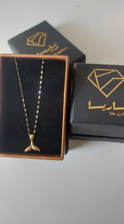 زنجیر مینیمال طلا 18 عیار زنانه ناریا مدل زنجیر استار