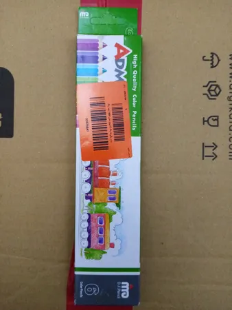 مداد رنگی 6 رنگ آدمیرال مدل MDF