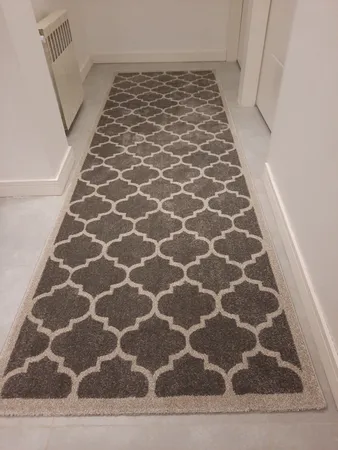 فرش ماشینی ساوین کد 4045 زمینه طوسی