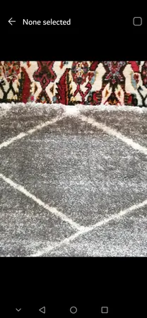 فرش ماشینی ساوین کد 4083 زمینه طوسی