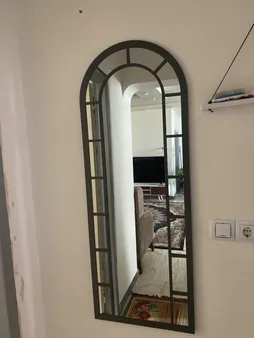 آینه الف مدل   قدی طرح تاج کد 002