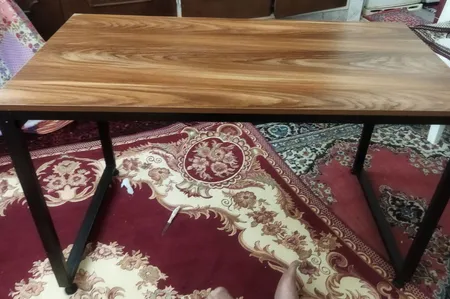 میز اداری دیزم مدل مونتاژی TLD_asm_120×60_BRN