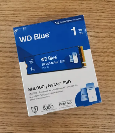 اس اس دی اینترنال PCIe Gen4 x4 وسترن دیجیتال مدل SN5000 ظرفیت 1 ترابایت