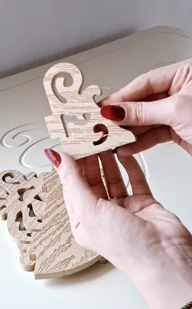 شلف دیواری مدل لوزی کد 09030035 سایز متوسط