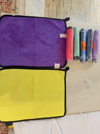 دستمال میکروفایبر نظافت خودرو مدل 03