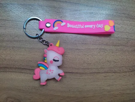 جاکلیدی دخترانه مدل سیلیکونی یونیکورن بالدار کد540