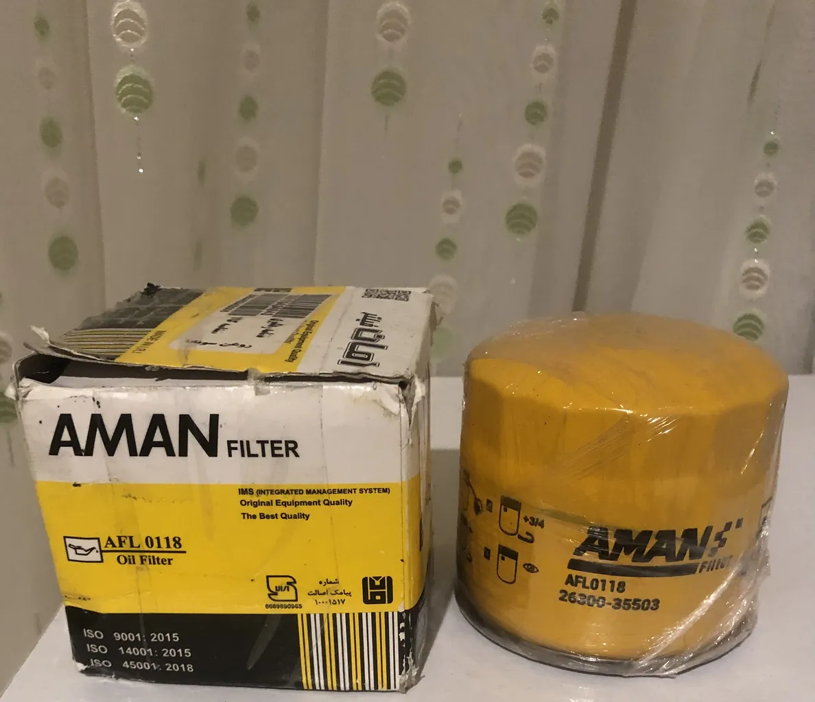 فیلتر روغن خودرو امان مدل AFL 01118 مناسب لیفان 520