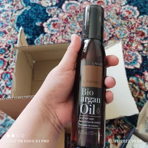 تجریه خرید روغن آرگان مو لاکمه مدل K.therapy حجم 125 میلی‌لیتر