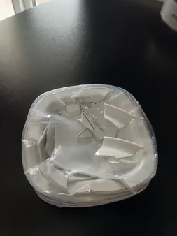 سرویس غذاخوری 27 پارچه چینی زرین ایران سری کواترو مدل مونت کارلو پلاتینی درجه عالی