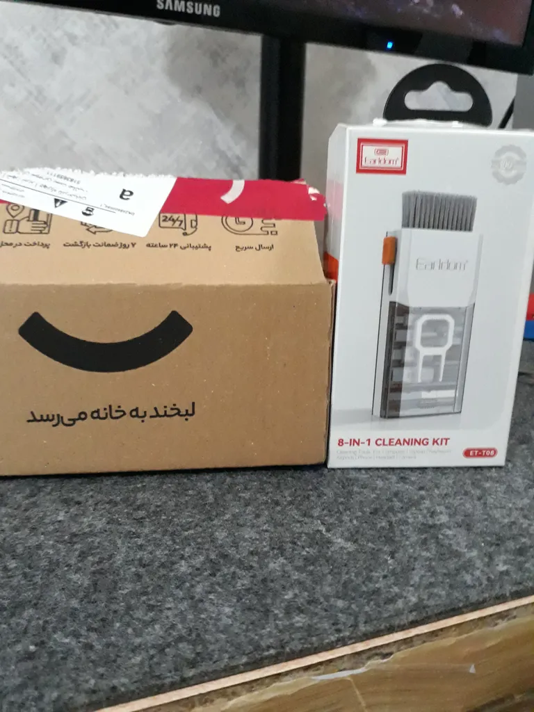 کیت تمیز کننده کیبورد و ایرپاد ارلدام مدل 8IN1 Clining Kit T08