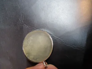 تجریه خرید آویز گردنبند مدل رزینی شبتاب طرح ماه کامل