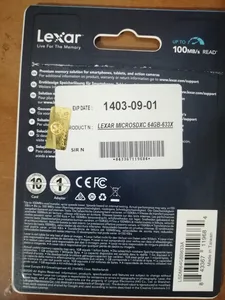 تجریه خرید کارت حافظه‌ microSDXC لکسار مدل 633X کلاس 10 استاندارد UHS-I U3 سرعت ظرفیت 64 گیگابایت