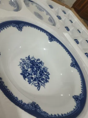 سرویس چینی 102 پارچه کامل چینی زرین ایران مدل ایتالیا اف  فلورانس  درجه عالی