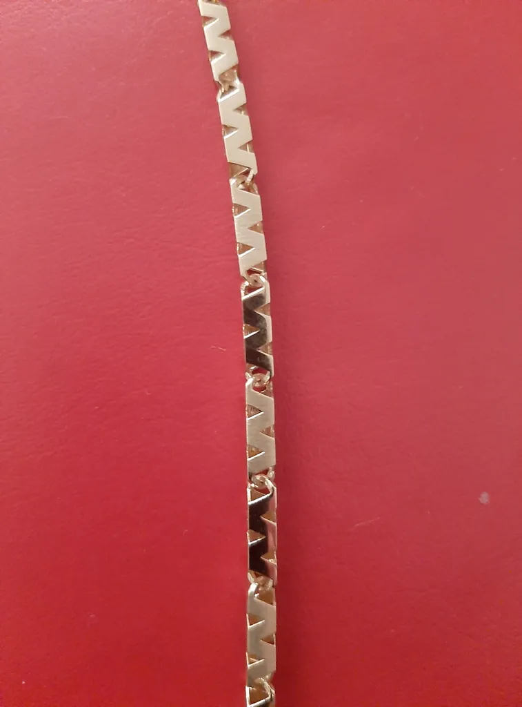 دستبند طلا 18 عیار زنانه طلای مستجابی مدل Mw کد 6779