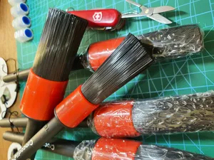 تجریه خرید فرچه دیتیلینگ خودرو کروکودیل مدل C5 مجموعه 5 عددی