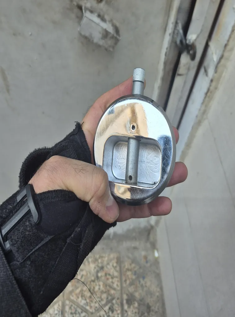 قفل فولادی آریا مدل SARDAAR سایز 80 میلیمتر