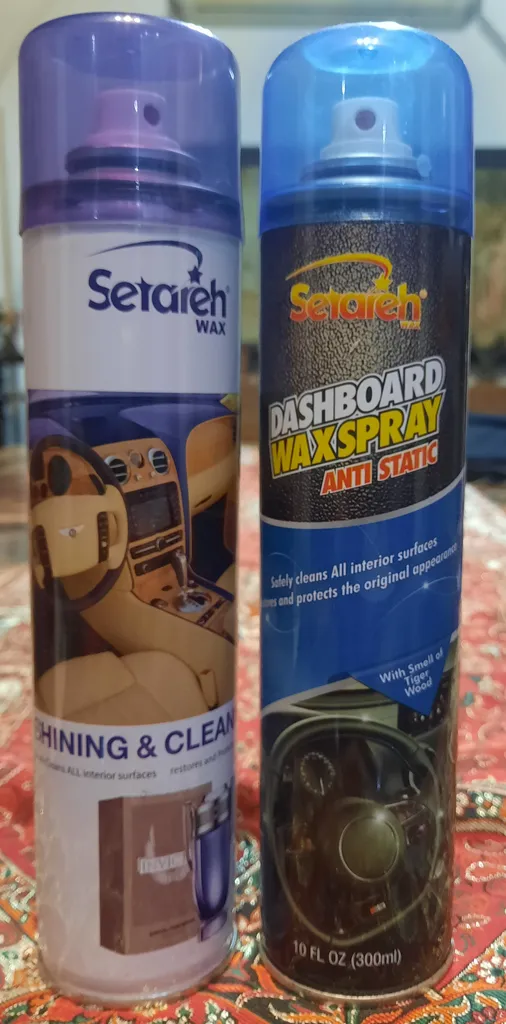 اسپری داشبورد خودرو واکس ستاره مدل S حجم 300 میلی لیتر بسته 5 عددی