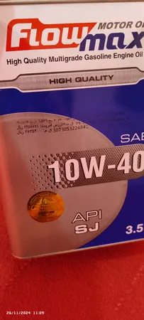 روغن موتور فلومکس مدل FlowMax SJ 10W40 حجم 3.5 لیتر
