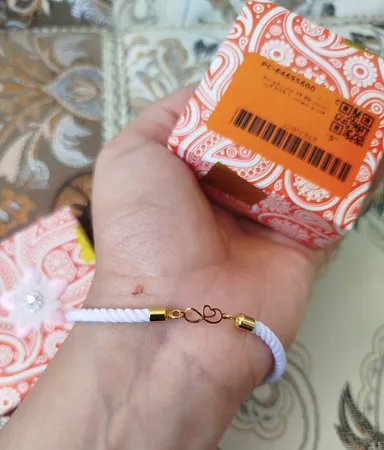 دستبند طلا 18 عیار زنانه مدل قلب و بینهایت