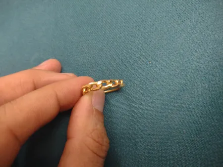 انگشتر طلا 18 عیار زنانه با طرح کارتیه دوست خوب مدل DK376 سایز 56