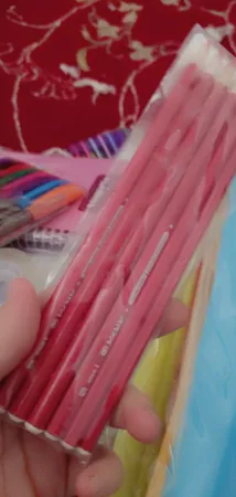 مداد قرمز آریا کد 3002 بسته 6 عددی