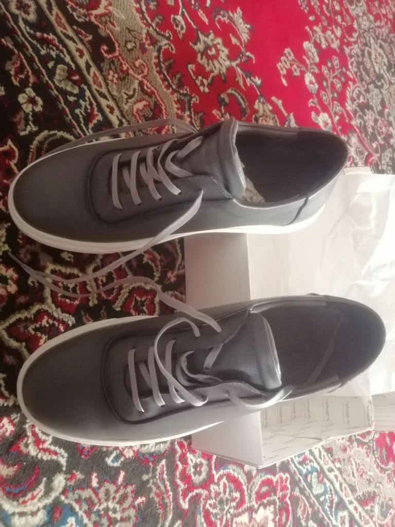 کفش روزمره مردانه چرم مشهد مدل J6186-002