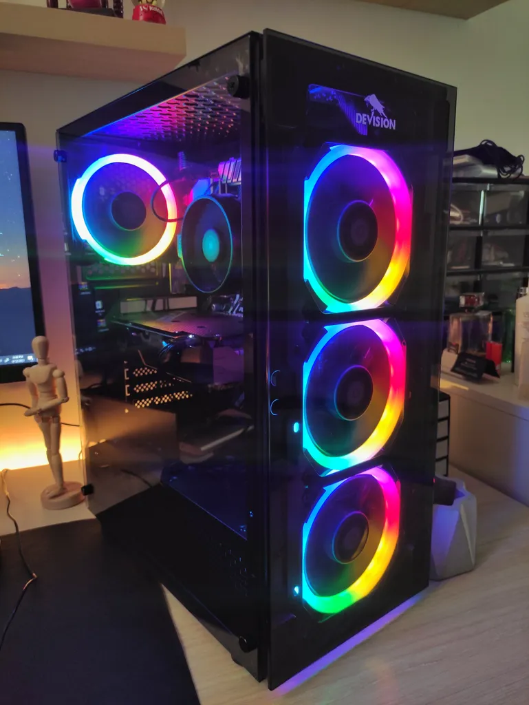 کیس کامپیوتر دیویژن مدل NIGHT HUNTER