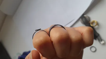 انگشتر زنانه مدل پروانه کاپل کد Rcs10 مجموعه 2 عددی