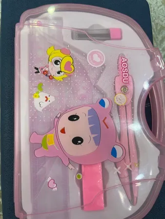 ست لوازم تحریر 7 تکه آئوسدو مدل AS-8010 PG