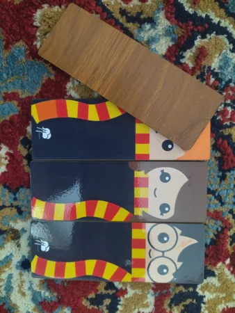 نشانگر کتاب باروچین مدل هری پاتر کد bk-14 بسته 4 عددی