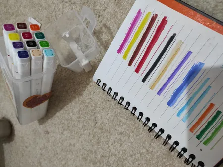 ماژیک 12 رنگ راندو فنگ تو کد 12