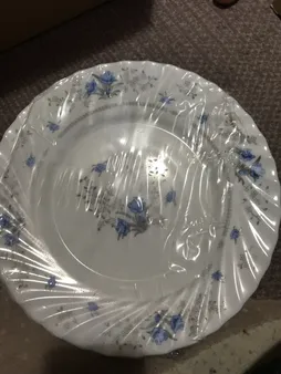 بشقاب غذاخوری پارس اپال مدل رمانتیک بسته 6 عددی