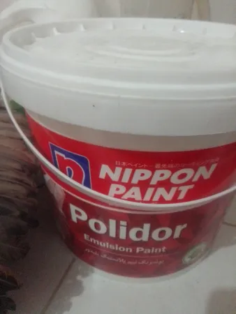 رنگ نیم پلاستیک سفید پلیدور نیپون کد 630 وزن 10 کیلوگرم