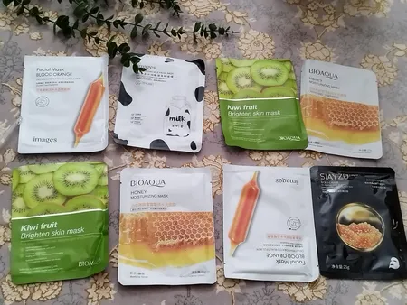 ماسک صورت سادور مدل ورقه ای وزن 25 گرم بسته 4 عددی