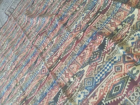 زیر سفره ای نرم بافت مدل ترکمن کد 005