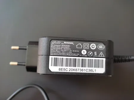 شارژر لپ تاپ 20 ولت 2.25 آمپر لنوو مدل ADL45WCD