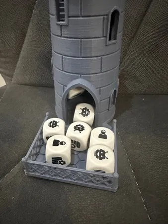 بازی فکری مدل برج تاس طرح قلعه