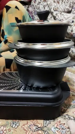 سرویس پخت و پز 6 پارچه تکنو مدل پروانه