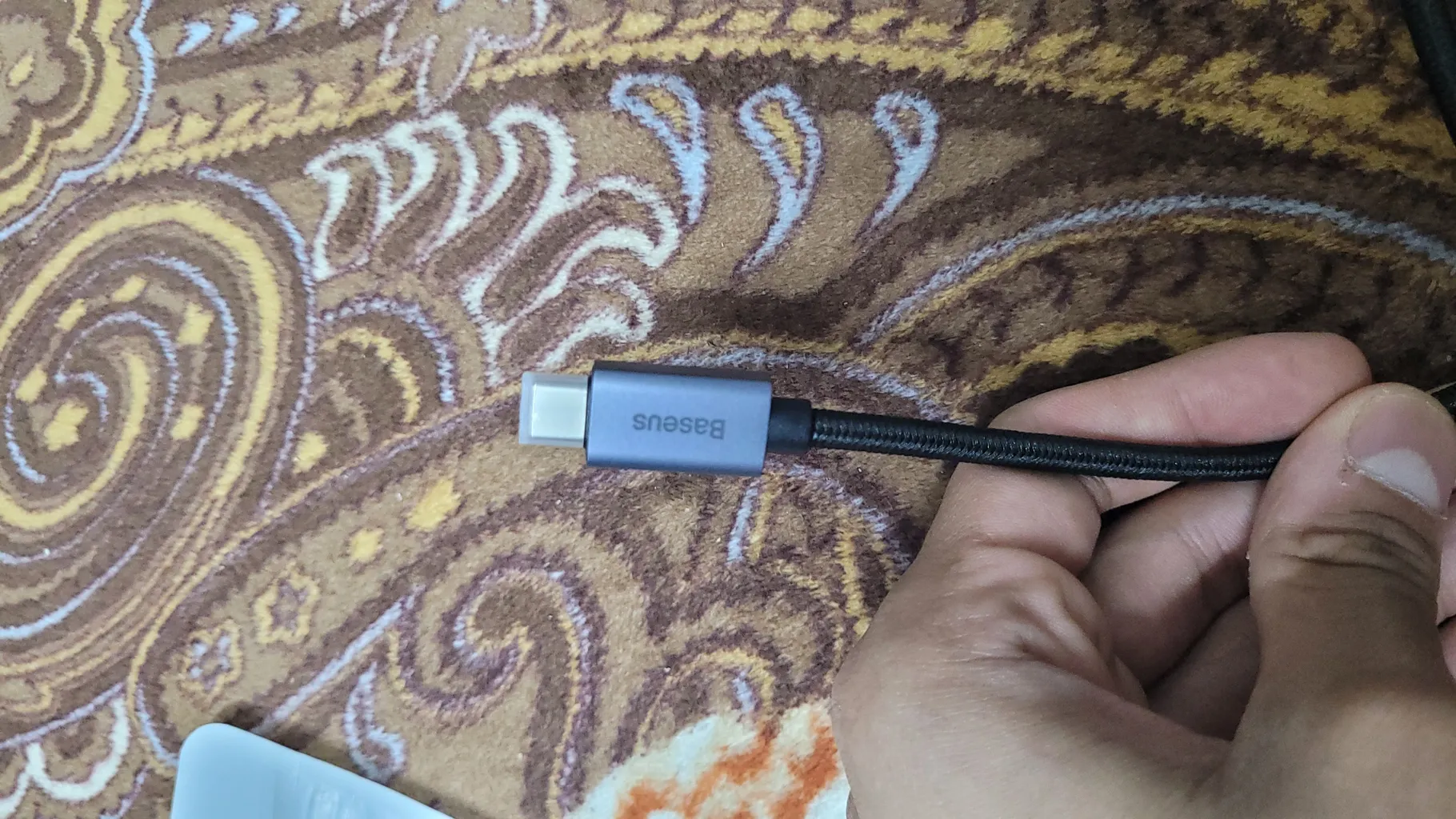 کابل تبدیل HDMI به USB-C باسیوس مدل WKGQ010001 طول 1 متر