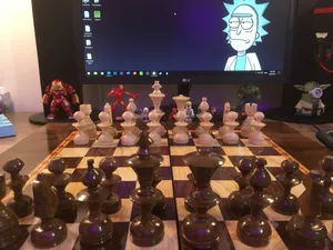 تجریه خرید ست مهره شطرنج چوبی سین گالری مدل چوبین