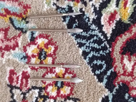 سری سوهان برقی مدل کاغذی فلزی مجموعه 12عددی