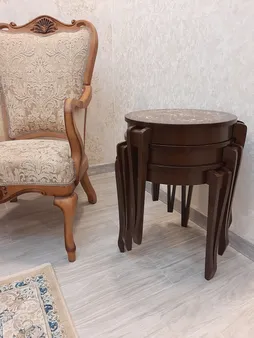 میز عسلی مدل AA01 مجموعه سه عددی