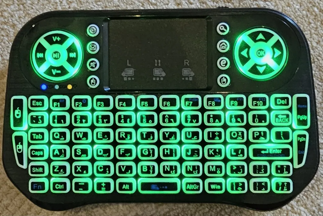 مینی کیبورد بی سیم همراه با تاچ پد مدل I10